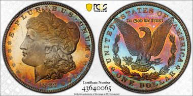 1887 $1 MS64DMPL