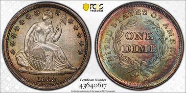 1839 10C No Drapery MS65