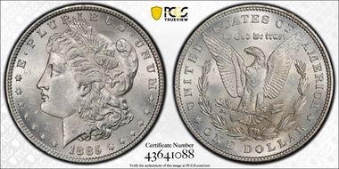 1885 $1 MS63