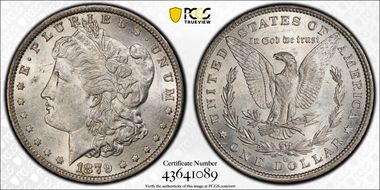 1879-O $1 AU58