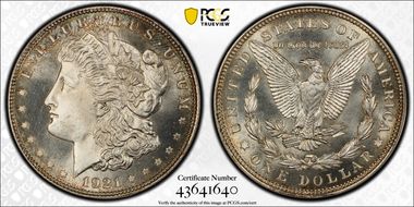 1921 $1 Zerbe Special Strike SP66