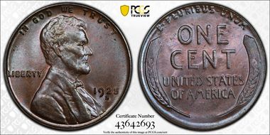 1925-S 1C MS64BN