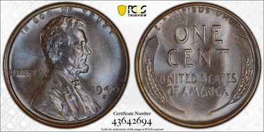 1940-S 1C MS65BN