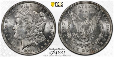 1881-O $1 MS61