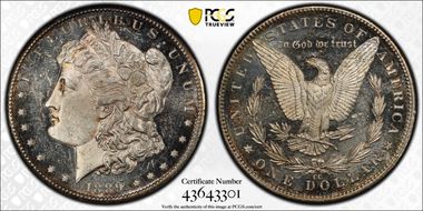 1889-CC $1 MS63DMPL