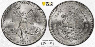 1982-Mo Onza Libertad Ag - DDO MS66+