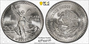 1982-Mo Onza Libertad Ag - DDO MS66