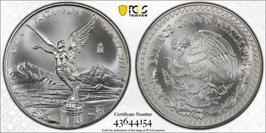 1999-Mo Onza Libertad Ag MS69