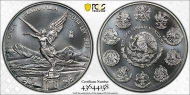 2004-Mo Onza Libertad Ag MS69