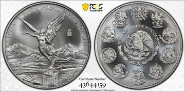 2005-Mo Onza Libertad Ag MS69