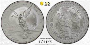 1996-Mo Onza Libertad Ag MS69