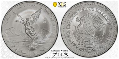 1996-Mo Onza Libertad Ag MS69