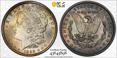 1896 $1 MS64