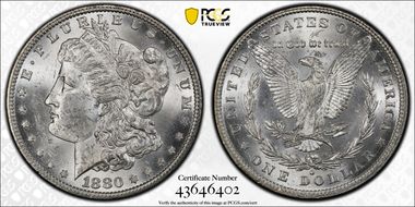 1880-O $1 MS63