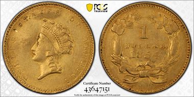 1854 G$1 Type 2 N1