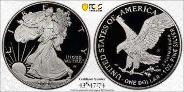 2021-S $1 Silver Eagle - Type 2 PR69DCAM