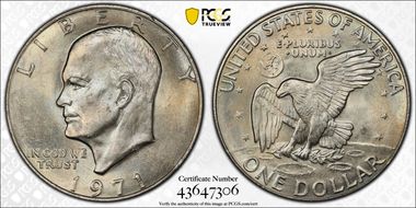 1971 $1 MS64