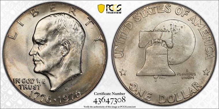 Cert 43647308 - Coin Image