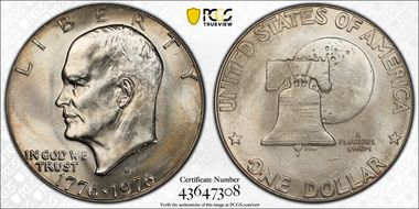 1976-D $1 Type 1 MS65