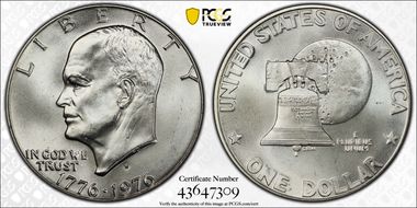 1976-S $1 Silver MS67