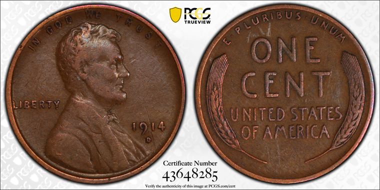 Cert 43648285 - Coin Image