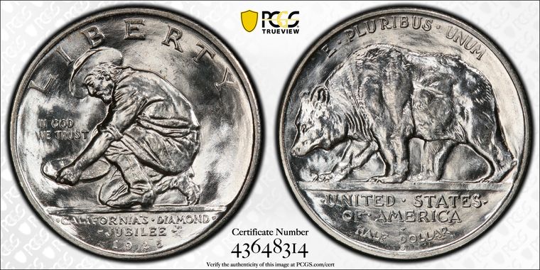 Cert 43648314 - Coin Image