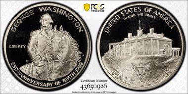 1982-S 50C Washington PR69DCAM