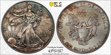 2017 $1 Silver Eagle MS65