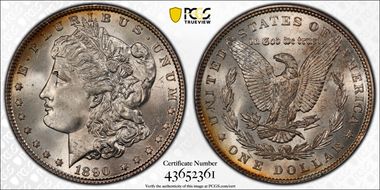 1890 $1 MS65