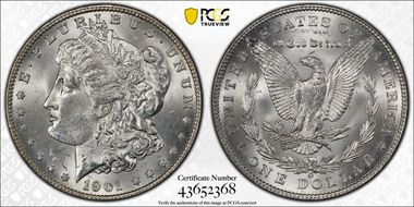 1901-O $1 MS62