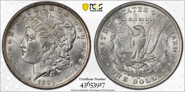 1885-O $1 MS62