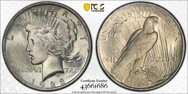 1923 $1 MS66