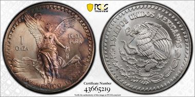 1993-Mo Onza Libertad Ag MS67