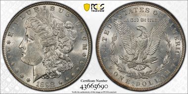 1898 $1 MS62
