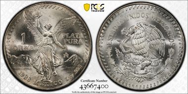 1988-Mo Onza Libertad Ag - DDO MS67