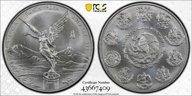 2005-Mo Onza Libertad Ag MS69