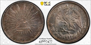 1903-Cn JQ Peso KM-409 AU58