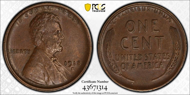 Cert 43671314 - Coin Image