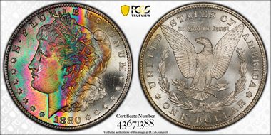 1880-S $1 MS65