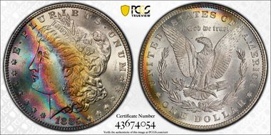 1885 $1 MS64