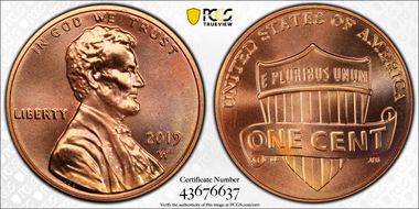 2019-W 1C Shield MS68RD