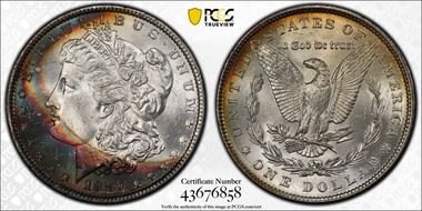 1887 $1 MS64