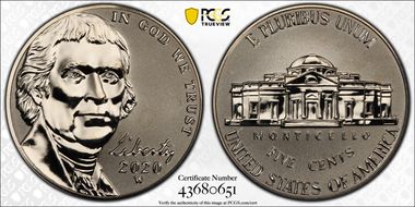2020-W 5C Reverse Proof PR68