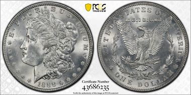 1888 $1 MS64