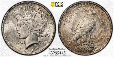 1923 $1 MS62