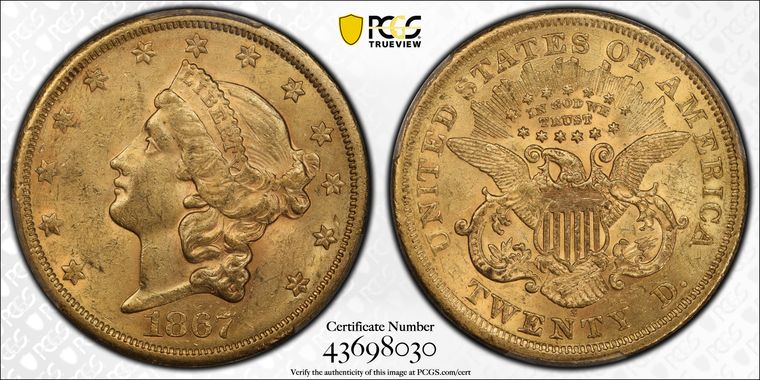 Cert 43698030 - Coin Image