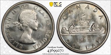 1955 S$1 MS64