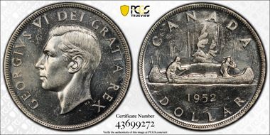 1952 S$1 FWL MS63