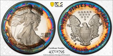 1992-S $1 Silver Eagle PR64DCAM