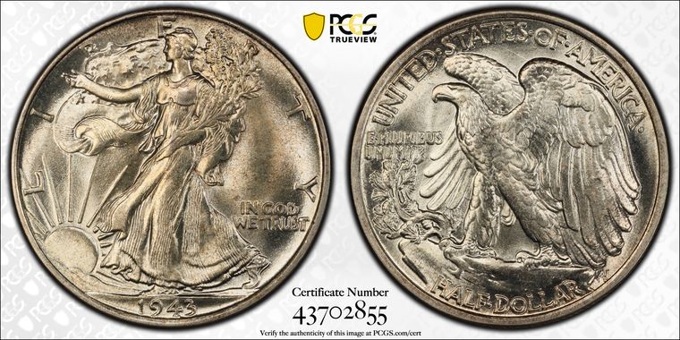 Cert 43702855 - Coin Image